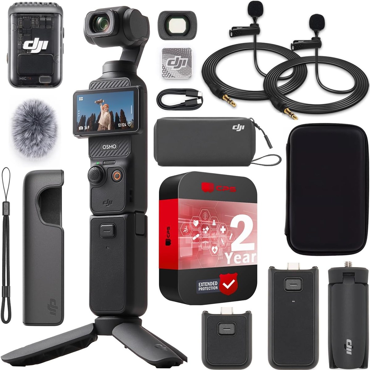 DJI Osmo Pocket 3 Creator Combo (Sensor CMOS 1-inci / 4K 120fps / Gimbal 3-Paksi)